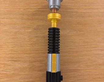 1:1 Scale 3D Printed Obi Wan Kenobi ROTS Lightsaber Hilt. Prop Random Colour Kit.