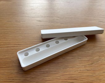 Injection Pen, Fridge and Travel Hard Case Push Lid with Needle Storage 3D Print