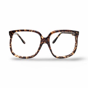 Emilio Pucci  "Variety" Eyeglass Frames Women's Tortoise 50/16 Oversized Square Vintage 1970s