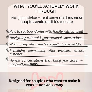 Couples Workbook: Set Boundaries, Heal Marriage, Navigate Family Expectations (PDF Download) image 5