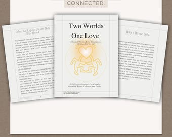 Blended Family Couples Workbook | Multicultural Relationship PDF | New Year Relationship Reset Journal | Daily Prompts