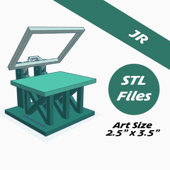 JR Screen Printer STL Files