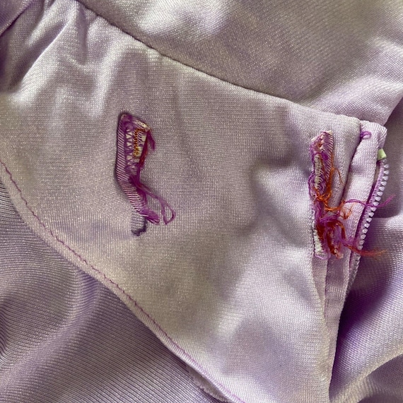 Vintage 70s Purple Tie Dye Wide Leg Palazzo Pants… - image 10