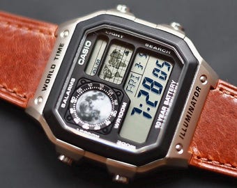 Vintage Casio W-95 Digital Watch – 30 Lap Memory, Twin Alarm - Etsy