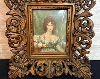 Vintage Cameo Creation of “mrs. Croker” by Sir Thomas Lawrence