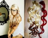 Items Similar To Valentine Sale Reverse Ombre Hair Extensions