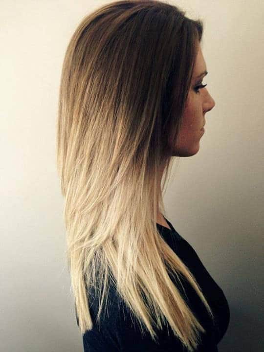 Human hair extensions blonde discount