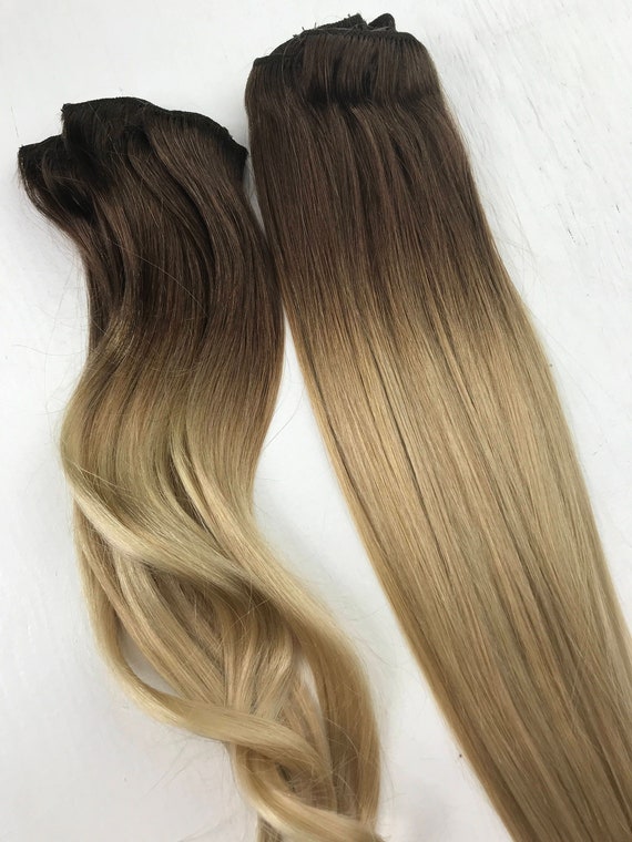 Double line feather hair extension /100% human hair/ 9A Dark color