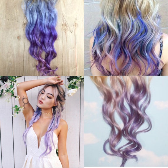 hair extensions lavender