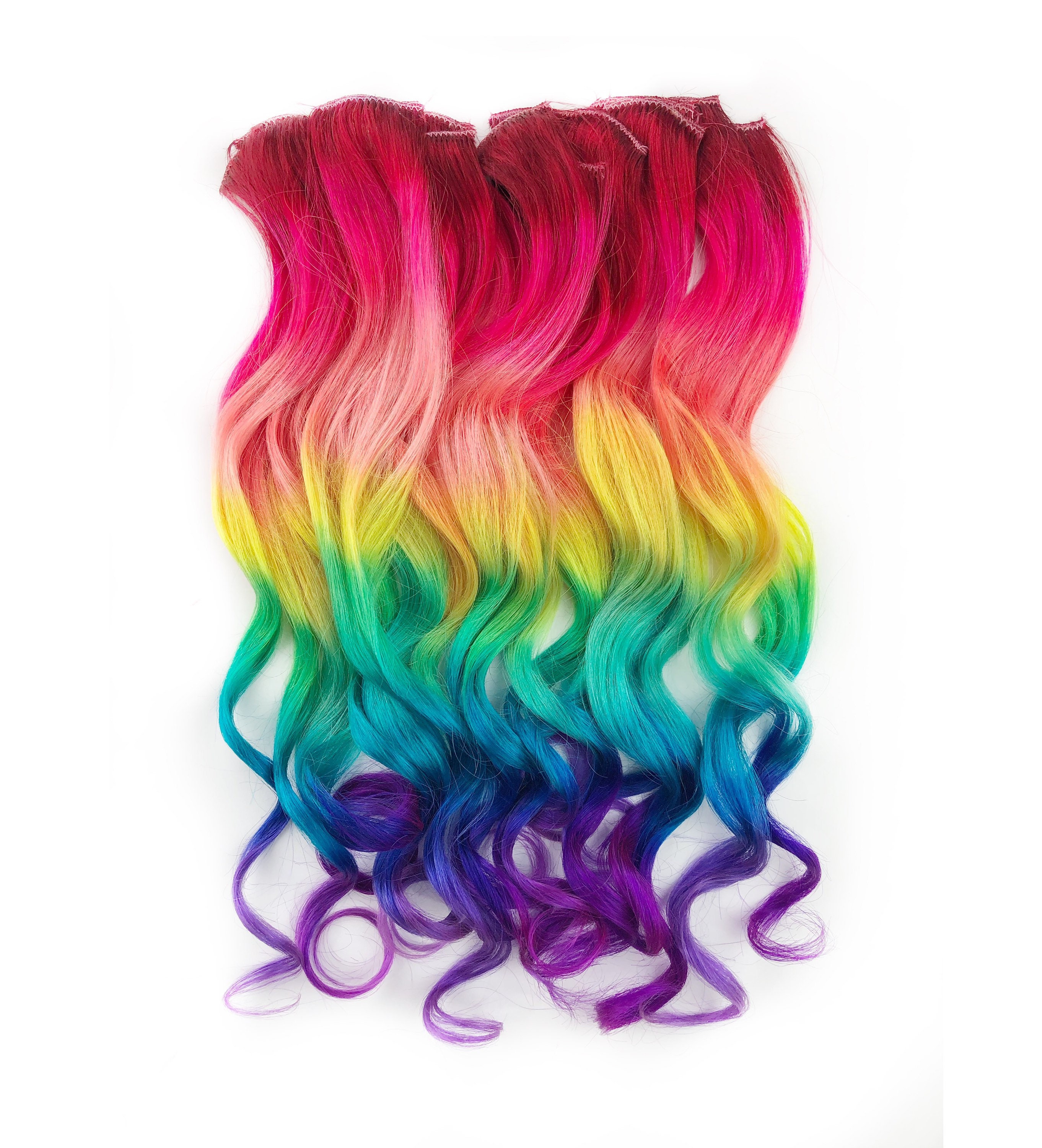 Best Selling Rainbow Tie Dye Festival Hair Extensions Colors - Etsy Best Selling Rainbow Tie Dye Festival Hair Extensions Colors - Etsy