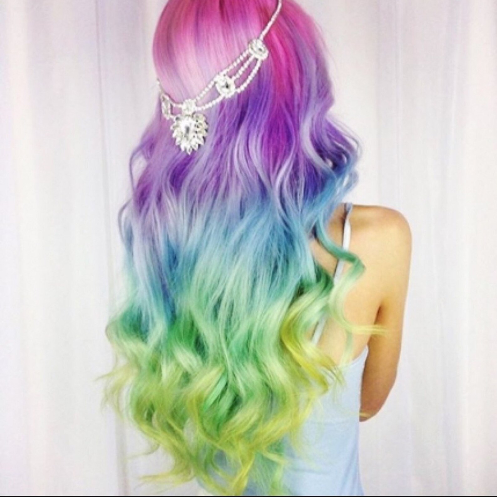 Unicorn Hair extensions clip in pastel hair extensions full Etsy