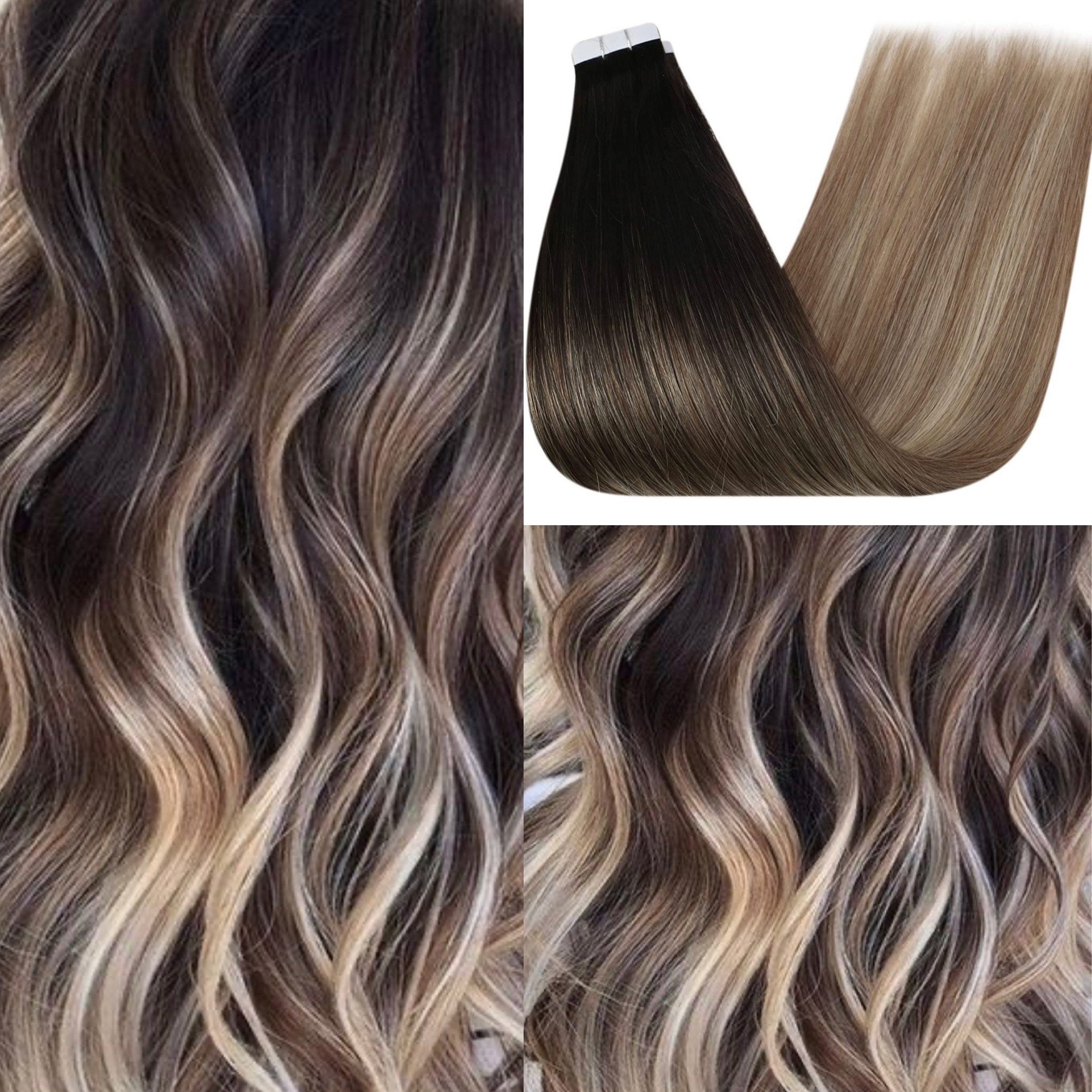 Brown hair with highlights balayage - Etsy Österreich, image size:2048x2048