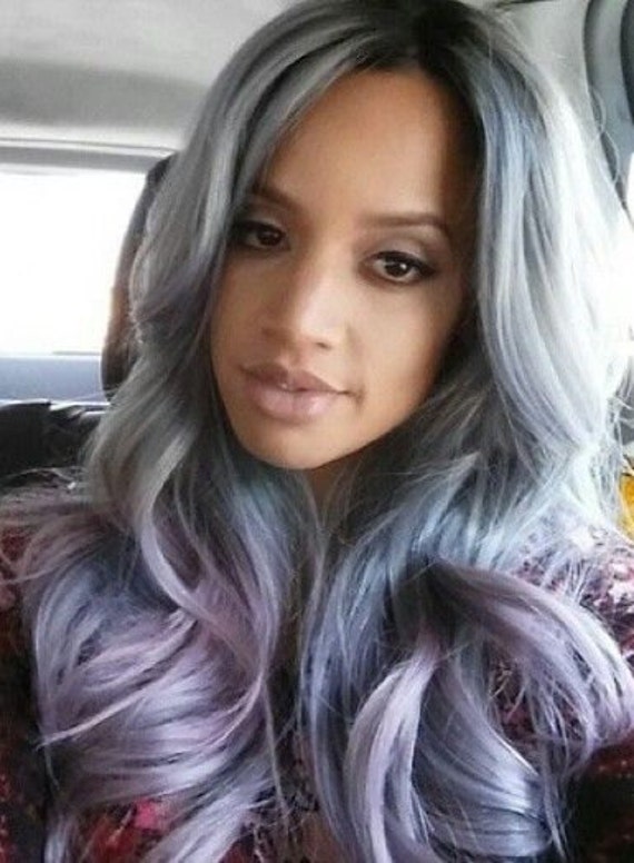 5 Star Seller Grey Purple Ombre Hair Extensions Silver Hair - Etsy Israel 5 Star Seller Grey Purple Ombre Hair Extensions Silver Hair - Etsy Israel