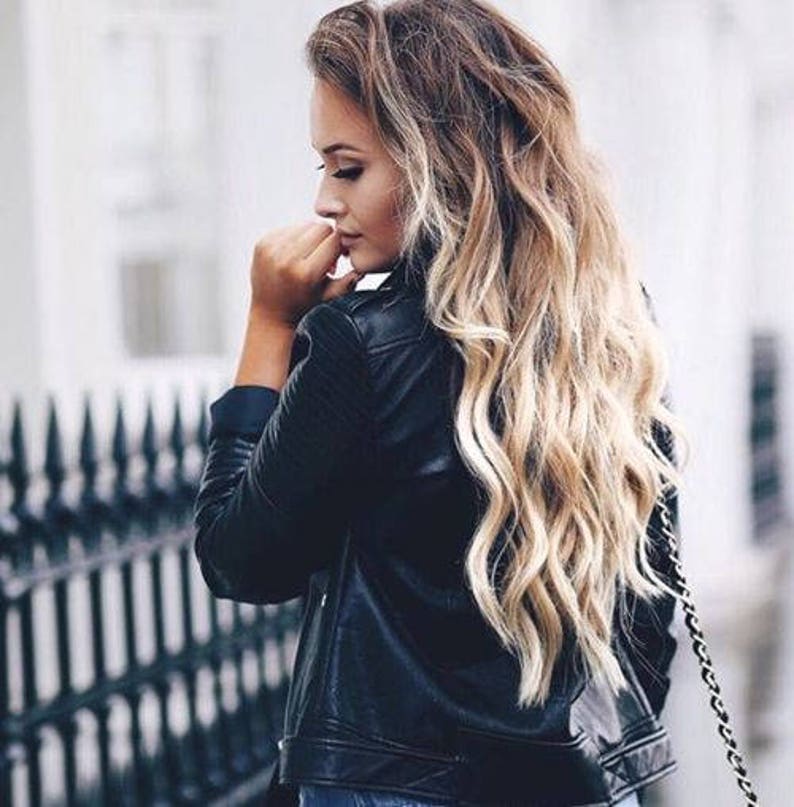 Handmade Bleached Tips, Ombre Hair Extensions, Human Hair, Colored Hair Extension Clip, Hair Wefts, Clip in Hair, Hair Extensions - .br Handmade Bleached Tips, Ombre Hair Extensions, Human Hair, Colored Hair Extension Clip, Hair Wefts, Clip in Hair, Hair Extensions - .br