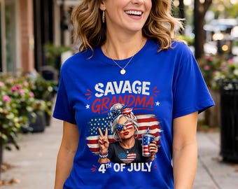 4th of July Shirt Women, Patriotic Shirt Women, Cute USA Shirt, Funny Grandma Shirt, Summer Outfit Tee, Independence Day Shirt