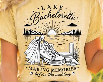 Lake Bachelorette , Love on the Lake Bachelorette, Lake Bachelorette Party, Camp Bachelorette Shirt, Bride Lake Trip Tee
