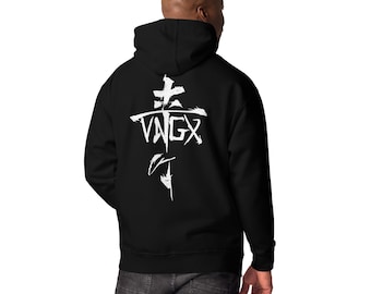 VNGX Hoodie 25 N – VNGX – 1 E ラクガキ (black/blue/red)