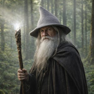 Ren Faire Adult Wizard Hat, Medieval Summer Witch Hat, Renaissance Faire Halloween Witchy Accessories, Modern Gray Witch Hat Cosplay Costume