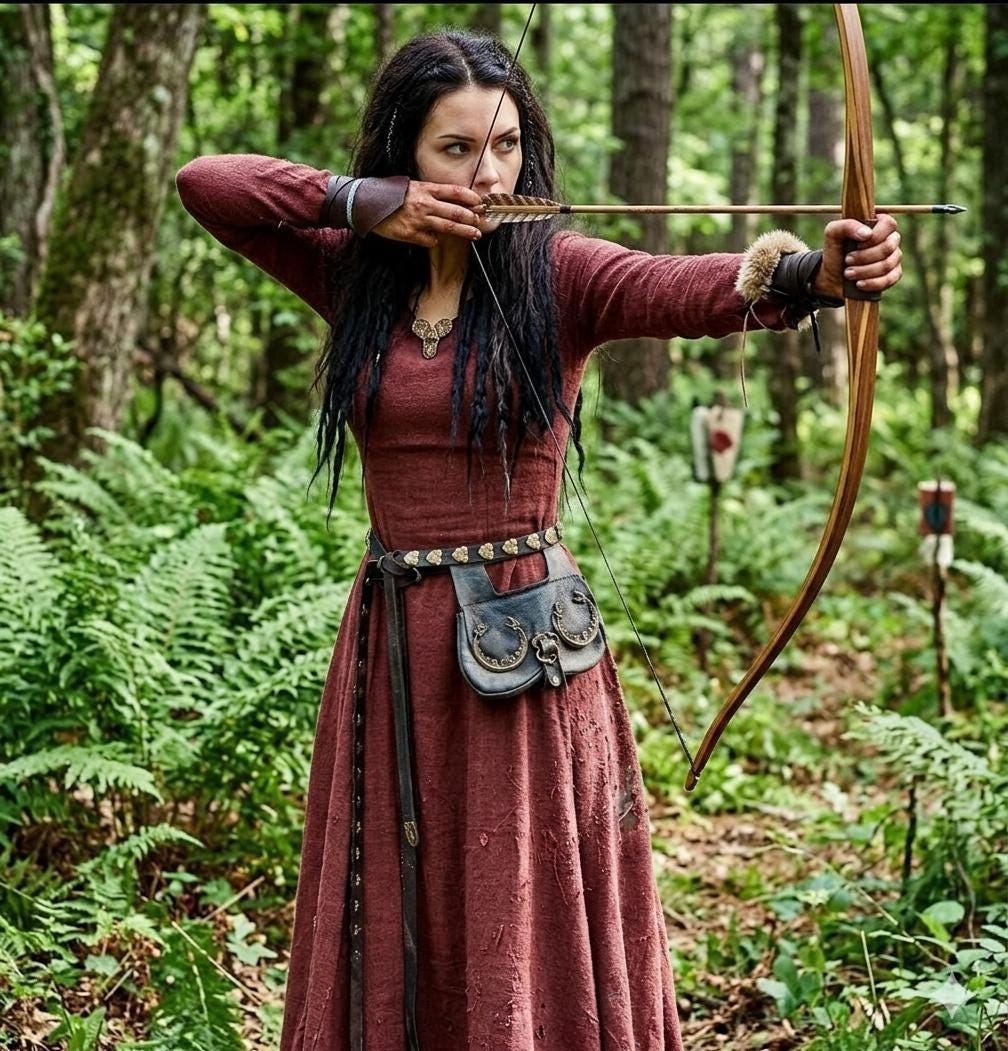 Eowyn Green Dress - Etsy UK