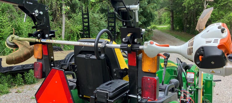 Gun Rack Rops Tractor ROPS Tool Rack With Straps | Tractor, Mower, UTV Tool Storage - Etsy