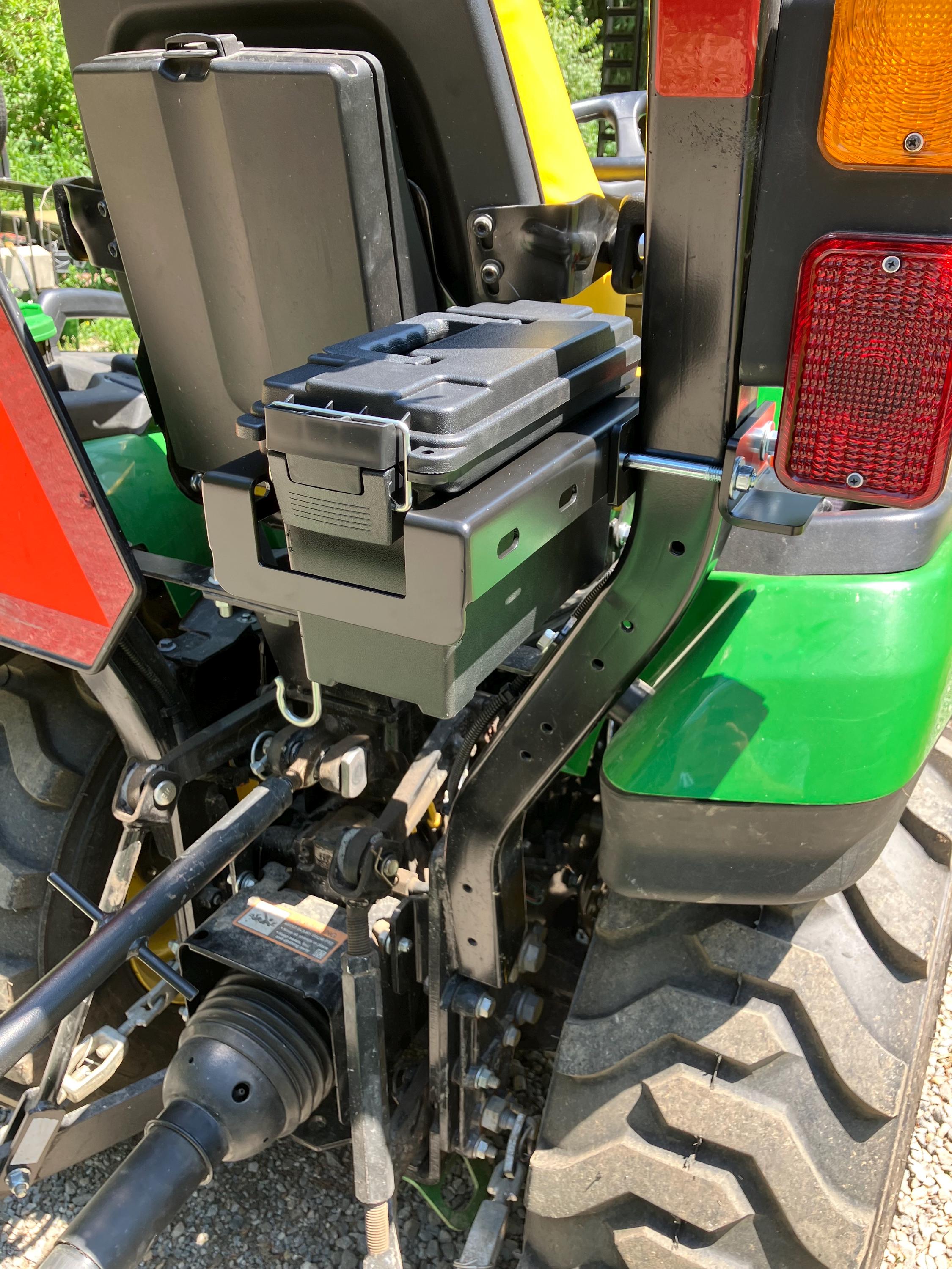 ROPS Mounted Tool Box | Weather Resistant Storage for Tractor, ATV, UTV ...