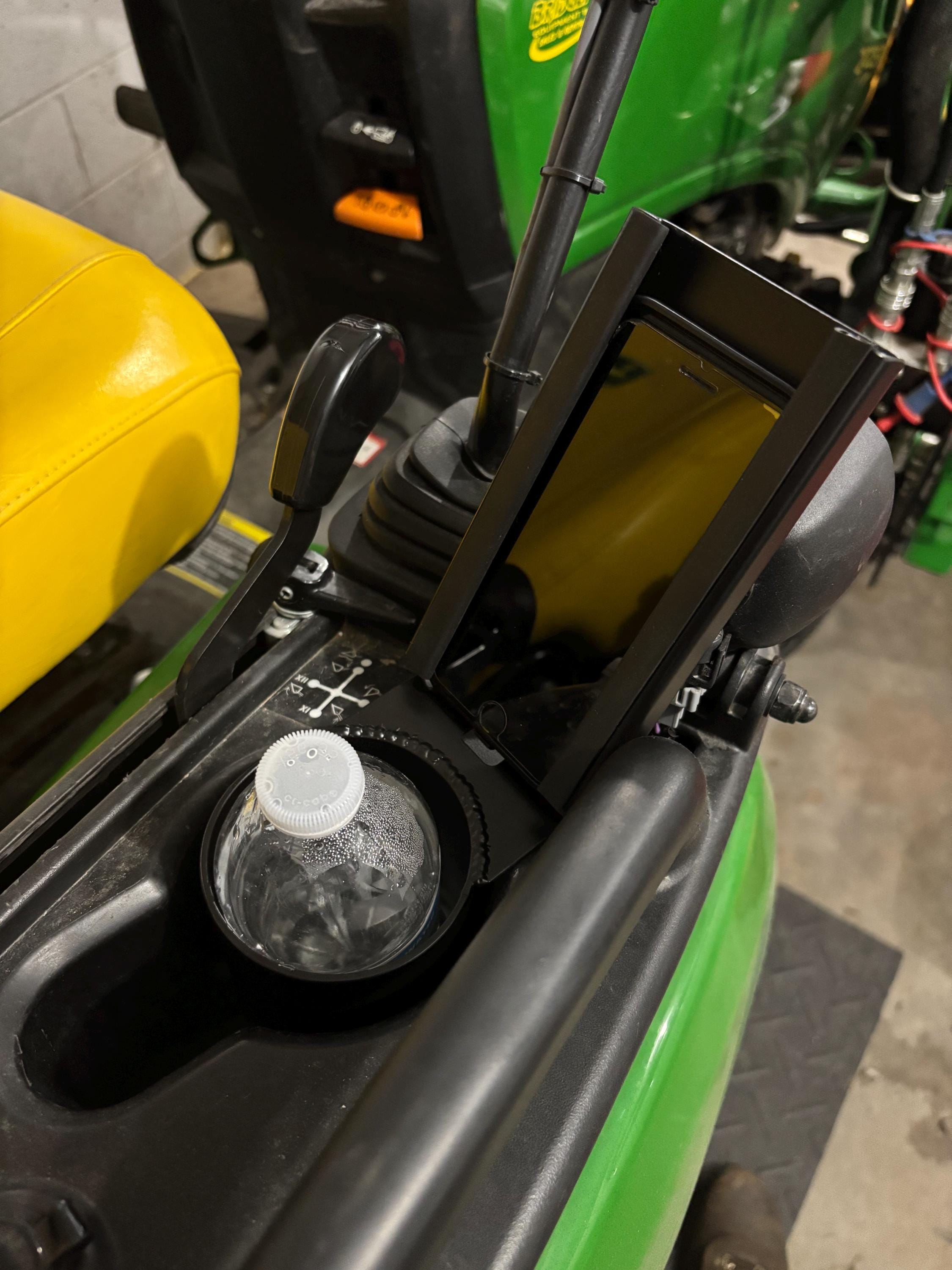 Steel Cup Holder Phone Mount Tractor, Mower, ATV, UTV Accessory