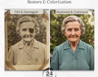Servicio de restauración y coloración de fotos antiguas, restauración de imágenes, reparación de fotos claras, mejora de la calidad de las fotos, fotos antiguas, reparación de daños.