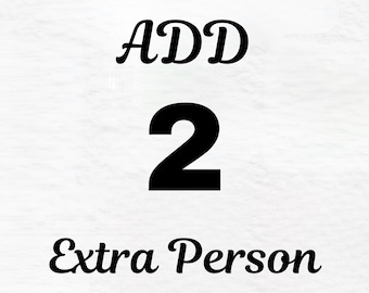 Add 2 Extra Person or Pet to Your Custom Portrait Order