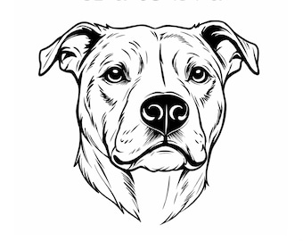 Custom Pet Photo to SVG, Personalized Pet Portrait from photo, Hand-Drawn Dog Cut File for Cricut and Silhouette Crafting