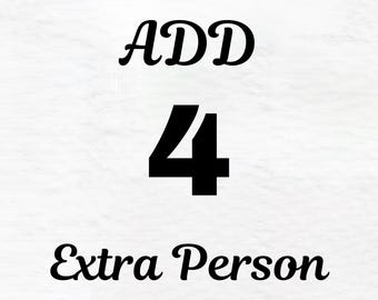 Add 4 Extra Person or Pet to Your Custom Portrait Order