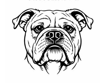 Custom Dog Photo to SVG, Personalized Pet Portrait from photo, Hand-Drawn Dog Portrait Cut File for Cricut and Silhouette Crafting