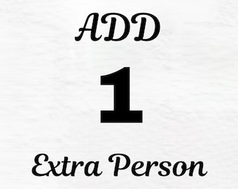 ADD EXTRA SERVICE: Add 1 Extra Person or Pet to Your Custom Portrait Order