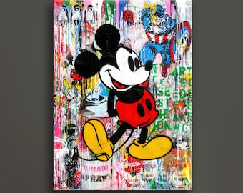 MICKEY MOUSE 90 Years - Genuine Two Dollar Bill - Hand-signed by