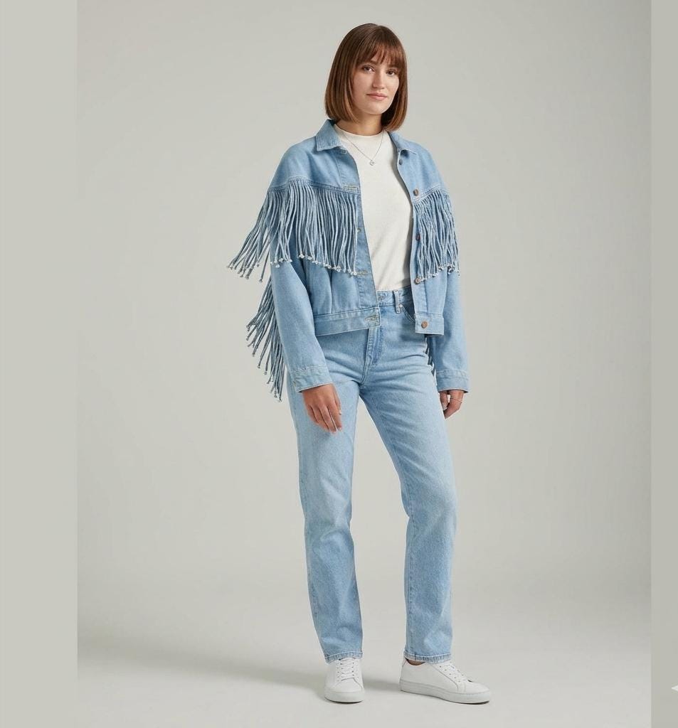   jeans デニムジャケット クロップドジャケット クロップドデニムジャケット - Etsy 日本