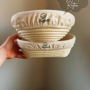 Sourdough Starter Kit | Bread Lame, Rattan Basket, Jar - Mothers Day, Kitchen Decor, Bakers Gift image 5