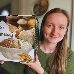 Sourdough Starter Kit | Bread Lame, Rattan Basket, Jar - Mothers Day, Kitchen Decor, Bakers Gift image 10