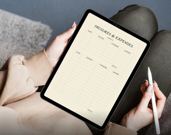 ADHD Budget Planner Printable |  Templates, Monthly Financial Planners  A4