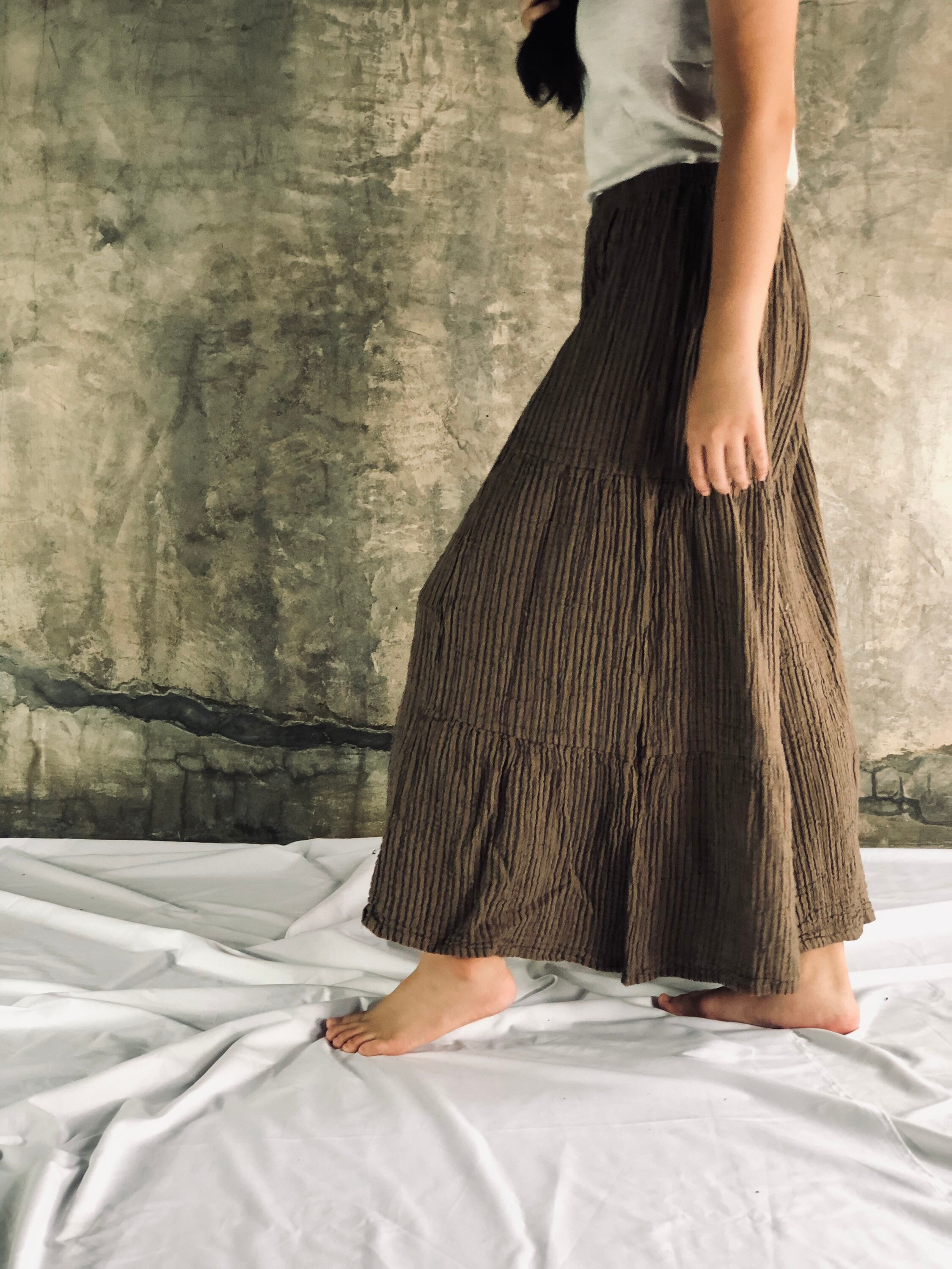 Women Skirt Pants in Brown WideLeg Maxi Pants Palazzo Etsy