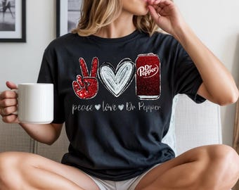 Peace, Love, Dr. Pepper Sweatshirt