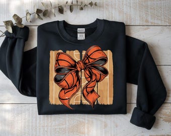 Basketball Bow Sweatshirt
