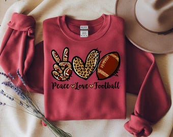 Peace Love Football Shirt