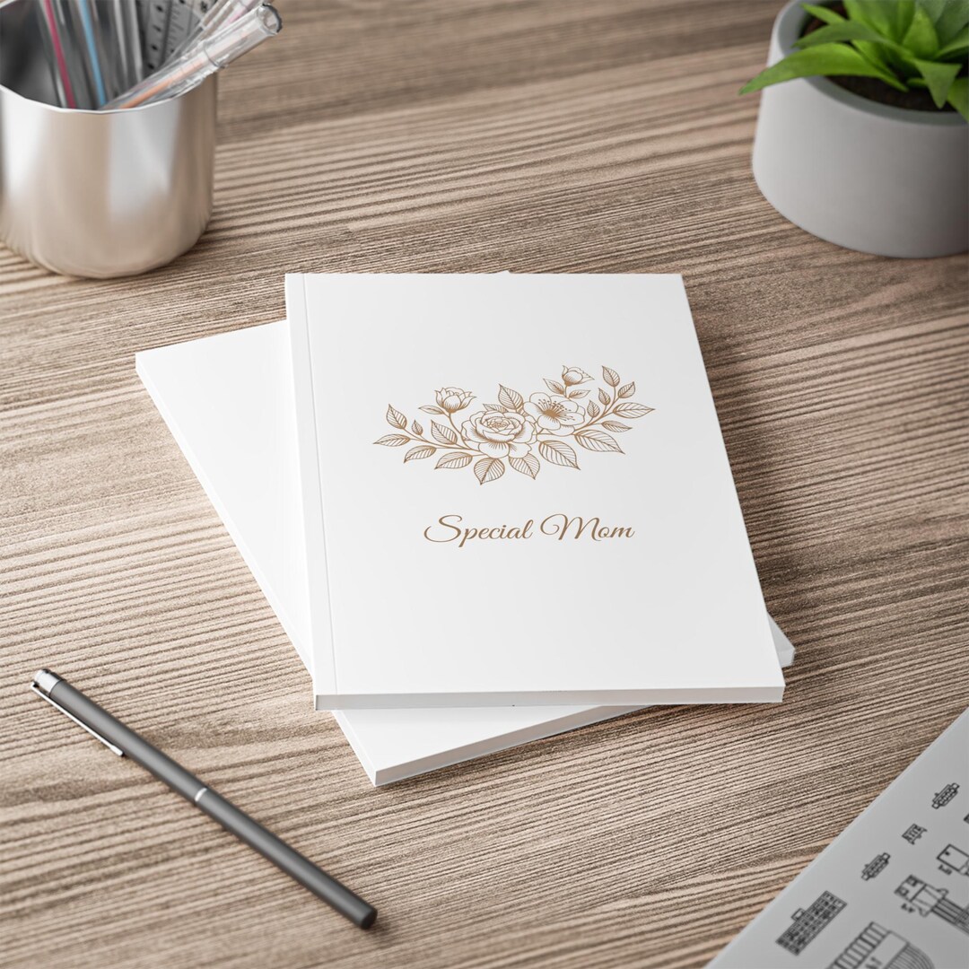 Mom Notebook Design Special Mom Softcover Notebook / Loving Journal for Moms | Calming ...