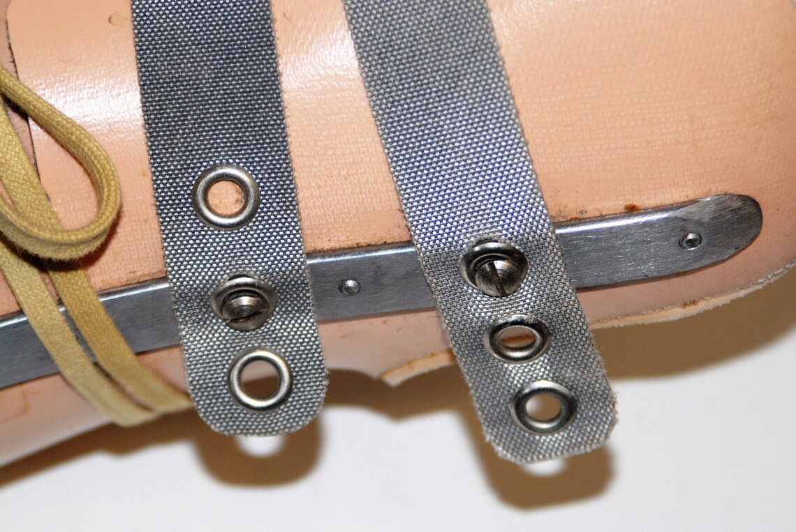 Vintage 1980 rare leg brace pair Allgöwer Gehapparat Etsy