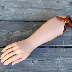 Nice and Realistic Shaped German Womens Prosthetic Arm Right Below Elbow  Amputee Steampunk 