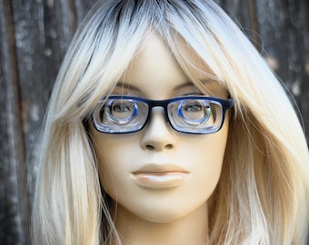 Steampunk Rare Mega Strong Extremely Thick Myopic Womens Unisex