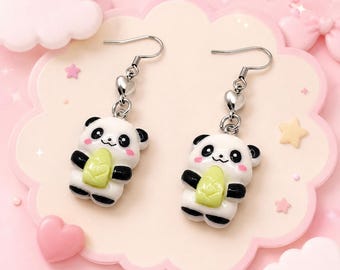 Panda Kawaii Earrings Gift Jewelry for Teen Girls