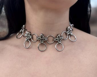 TENEBRAE – Stainless Steel O-Ring Chainmail Necklace