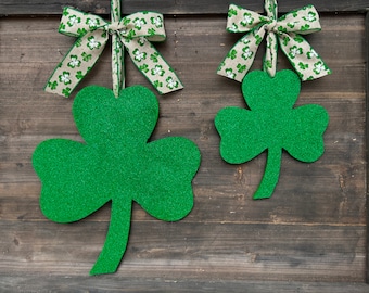 Shamrock Wreath - St. Patrick's Day Door Decor - Lucky Wreath