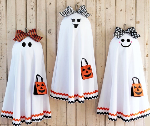 Ghost Door Wreath Halloween Wreath Fall Wreath Fall Door