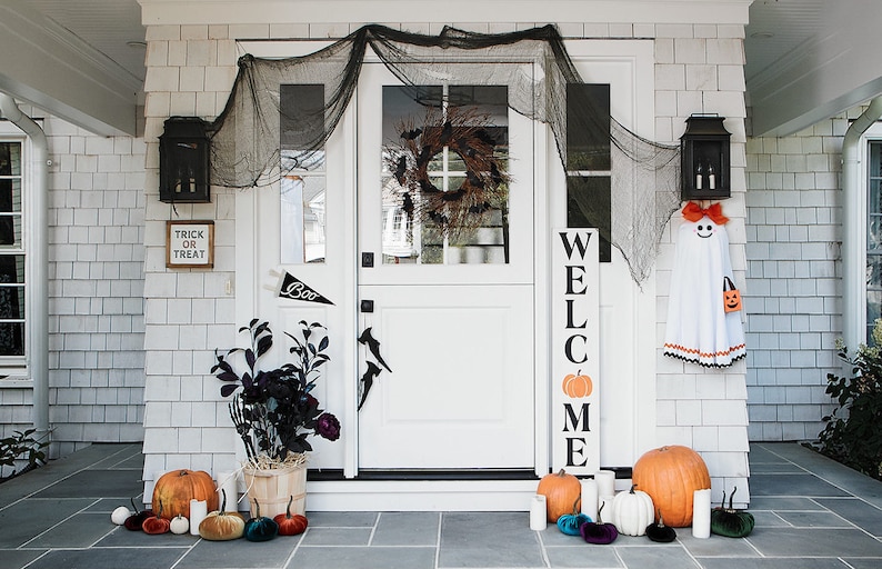 Halloween Wreath Fall Wreath Fall Door Decor image 3